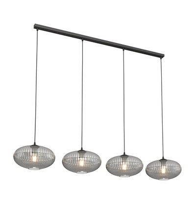 Coco 4 Sort/Grafitt pendellampe - Ø30 cm, E27, 230V, uten lyskilde