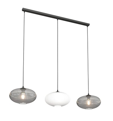 Coco 3 Sort Mix pendellampe - Ø30 cm, E27, 230V, uten lyskilde