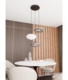 Coco 3 Sort Prem Mix pendellampe - Ø30 cm, E27, 230V, uten lyskilde