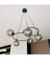 Libra 5 Sort/Grafitt pendellampe - Ø15 cm, E14, 230V, uten lyskilde
