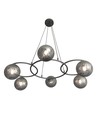 Libra 6 Sort/Grafitt pendellampe - Ø15 cm, E14, 230V, uten lyspære