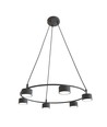 Starlit 6 Sort pendellampe - GX53, 230V, uten lyskilde