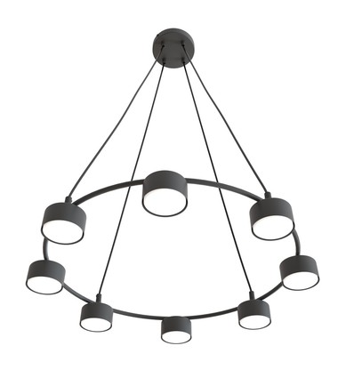 Starlit 8 Sort pendellampe - GX53, 230V, uten lyskilde