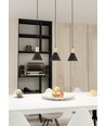 Rosa 3 Sort pendellampe - Ø16 cm, E27, 230V, uten lyskilde