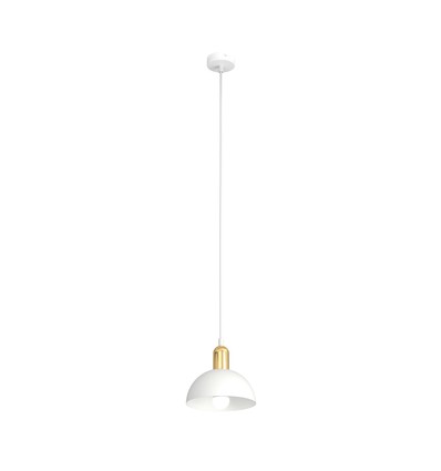 Moto 1 Hvit pendellampe - Ø18 cm, E14, 230V, uten lyskilde