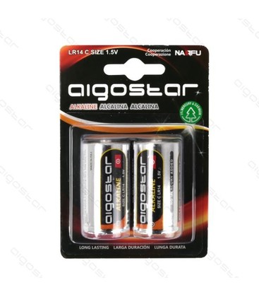 Restsalg: 2 stk. Aigostar LR14C batteri, 1,5V