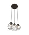 Nando 3PREM Sort pendellampe - Ø24 cm, E27, 230V, uten lyskilde