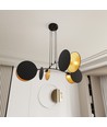 Motif 4 Svart/Gull pendellampe - Ø20 cm, E27, 230V, uten lyskilde