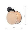 Motif K1 Naturlig pendellampe - Ø20 cm, E27, 230V, uten lyskilde