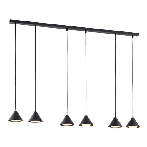 Elit 6 Svart pendellampe - GX53, 230V, uten lyskilde