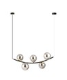 Ritz 5 Sort/Grafit pendellampe - Ø14 cm, E14, 230V, uten lyskilde