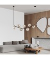 Ritz 7 Sort/Grafitt pendellampe - Ø14 cm, E14, 230V, uten lyskilde