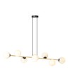 Gravity 8 Sort/Opal pendellampe - Ø14 cm, E14, 230V, uten lyskilde