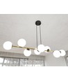 Gravity 8 Sort/Opal pendellampe - Ø14 cm, E14, 230V, uten lyskilde