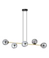 Gravity 6 Sort/Grafitt pendellampe - Ø14 cm, E14, 230V, uten lyskilde