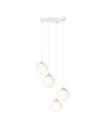 Royal 4 Hvit pendellampe - Ø14 cm, E14, 230V, uten lyskilde