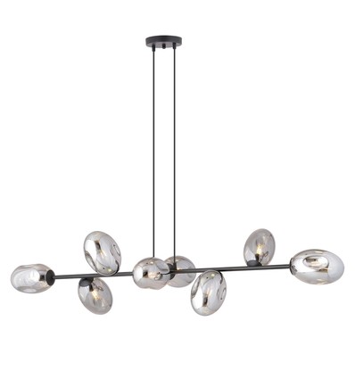 Pandora 8 Sort/Grafitt pendellampe - Ø12 cm, E14, 230V, uten lyskilde