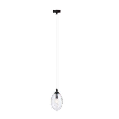 Astral 1 Sort/Transparent pendellampe - Ø12 cm, E14, 230V, uten lyspære