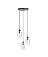 Astral 3 Sort Premium Transparent pendellampe - Ø12 cm, E14, 230V, uten lyskilde