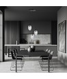 Astral 3 Sort Premium Transparent pendellampe - Ø12 cm, E14, 230V, uten lyskilde