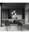 Astral 4 Sort Premium Transparent pendellampe - Ø12 cm, E14, 230V, uten lyskilde