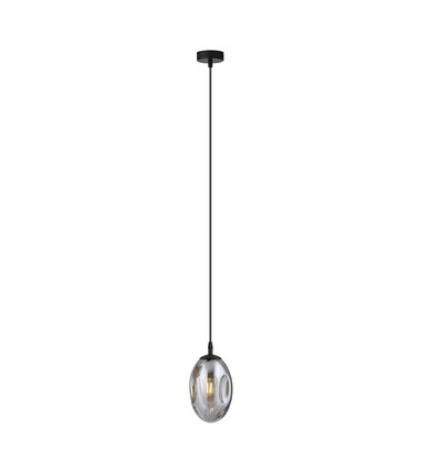 Astral 1 Sort/Grafit pendellampe - Ø12 cm, E14, 230V, uten lyskilde