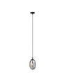Astral 1 Sort/Grafit pendellampe - Ø12 cm, E14, 230V, uten lyskilde