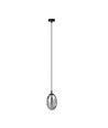 Astral 1 Sort/Grafit pendellampe - Ø12 cm, E14, 230V, uten lyskilde