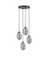 Astral 4 Sort Premium Grafitt pendellampe - Ø12 cm, E14, 230V, uten lyskilde