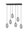 Astral 6 Sort/Grafitt pendellampe - Ø12 cm, E14, 230V, uten lyskilde