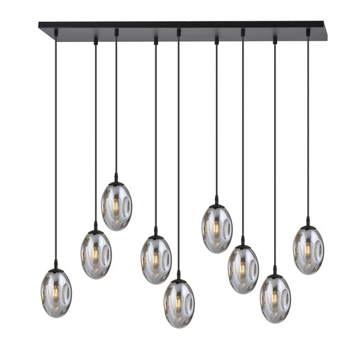 Astral 9 Sort/Grafitt pendellampe - Ø12 cm, E14, 230V, uten lyskilde
