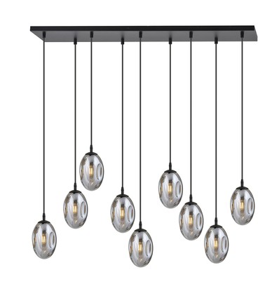 Astral 9 Sort/Grafitt pendellampe - Ø12 cm, E14, 230V, uten lyskilde
