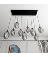 Astral 9 Sort/Grafitt pendellampe - Ø12 cm, E14, 230V, uten lyskilde