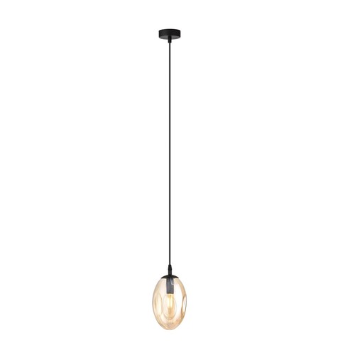 Astral 1 Sort/Rav pendellampe - Ø12 cm, E14, 230V, uten lyskilde