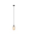Astral 1 Sort/Rav pendellampe - Ø12 cm, E14, 230V, uten lyskilde