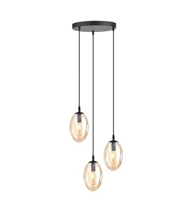 Astral 3 Sort Premium Rav pendellampe - Ø12 cm, E14, 230V, uten lyskilde