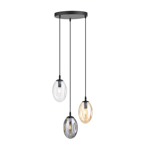Astral 3 Sort Premium Mix pendellampe - Ø12 cm, E14, 230V, uten lyskilde