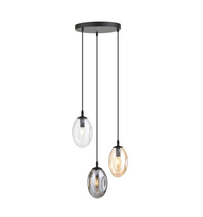 Astral 3 Sort Premium Mix pendellampe - Ø12 cm, E14, 230V, uten lyskilde