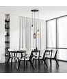 Astral 3 Sort Premium Mix pendellampe - Ø12 cm, E14, 230V, uten lyskilde