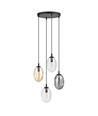 Astral 4 Sort Premium Mix pendellampe - Ø12 cm, E14, 230V, uten lyskilde