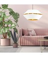 Piano 1 Hvit/Gull pendellampe - Ø42 cm, E27, 230V, uten lyskilde