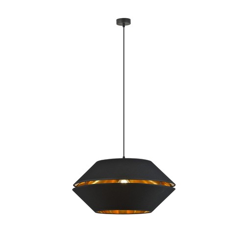 Piano 1 Svart/Gull pendellampe - Ø42 cm, E27, 230V, uten lyskilde