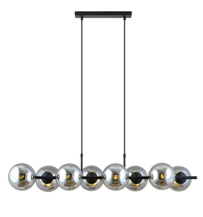 Rory 8 Grafitt pendellampe - Ø14 cm, E14, 230V, uten lyskilde