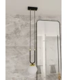 Glam 1 Svart/Opal pendellampe - Ø15 cm, E14, 230V, uten lyskilde