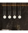 Glam 4 Hvit/Opal pendellampe - Ø15 cm, E14, 230V, uten lyskilde