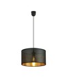 Aston 1 Sort/Gull pendellampe - Ø35 cm, E27, 230V, uten lyspære