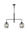 Lukka 2 Sort/Grafitt pendellampe - Ø14 cm, E27, 230V, uten lyskilde