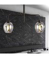 Lukka 2 Sort/Grafitt pendellampe - Ø14 cm, E27, 230V, uten lyskilde