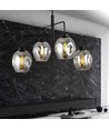 Lukka 4 Sort/Grafitt pendellampe - Ø14 cm, E27, 230V, uten lyskilde