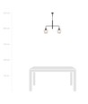 Lukka 2 Sort/Transparent pendellampe - Ø14 cm, E27, 230V, uten lyskilde
